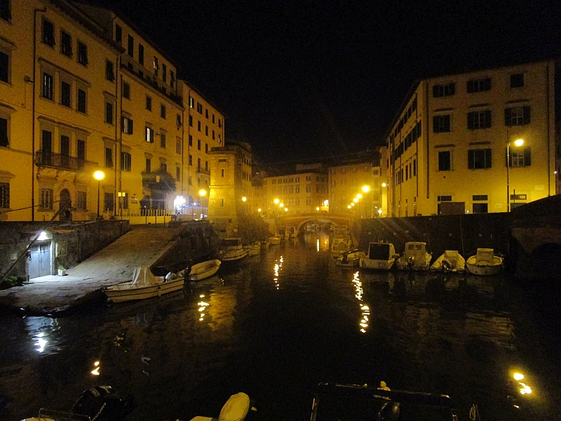 Kanäle im Stadtviertel Venezia Nuova in Livorno