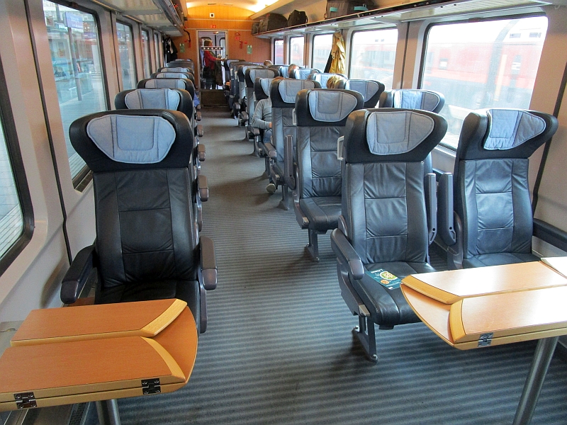 Erste Klasse im Intercity der DB