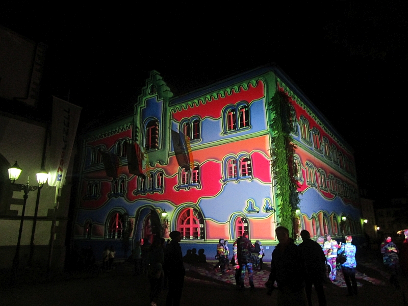 Rathaus Radolfzell mit Illumination