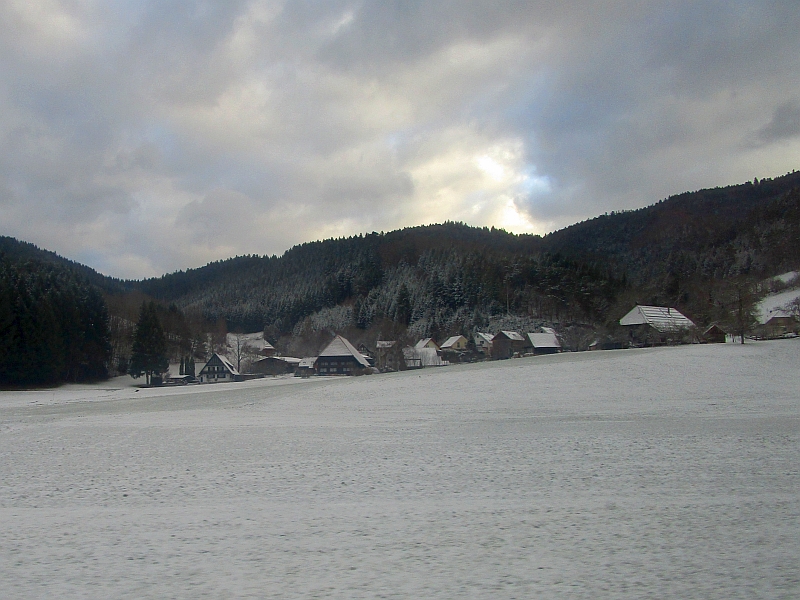 Schwarzwaldbahn bei Ramsbach