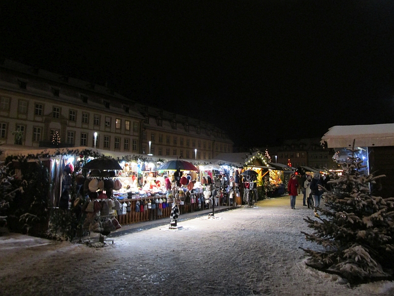 Weihnachtsmarkt auf dem Maximiliansplatz Bamberg