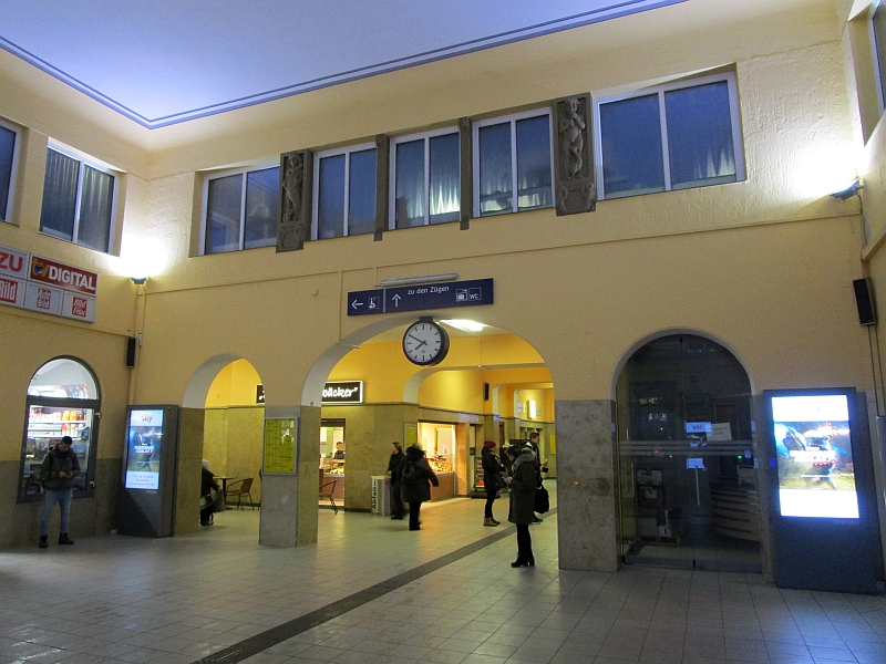 Empfangshalle Bahnhof Bamberg