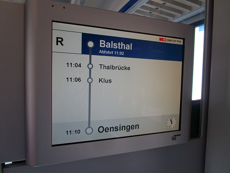 Fahrplan und Zwischenhalte der Oensingen-Balsthal-Bahn