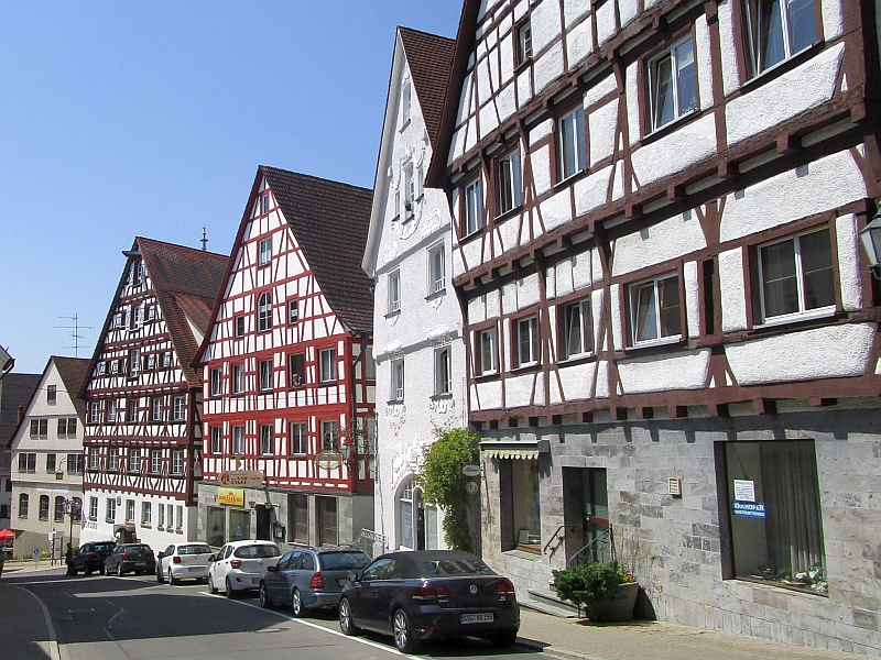 Fachwerkhäuser in der Altstadt Pfullendorf