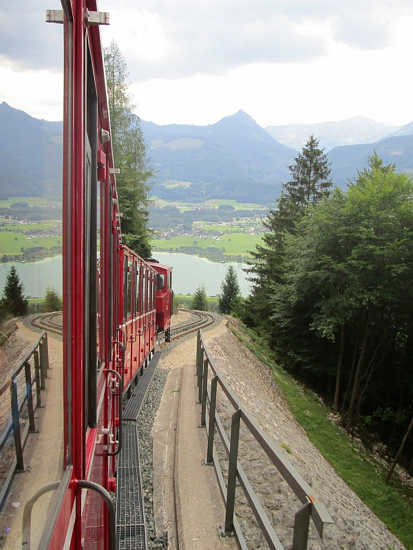 Bergfahrt mit der Schafbergbahn