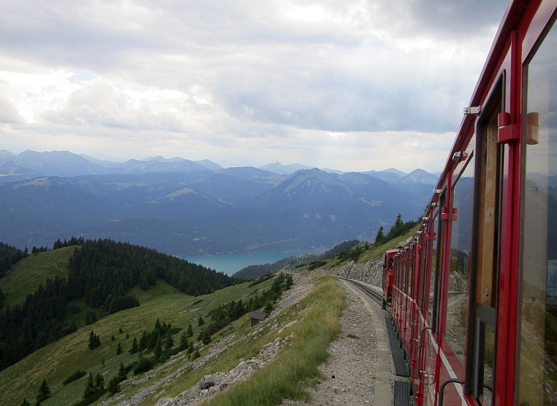 Bergfahrt mit der Schafbergbahn