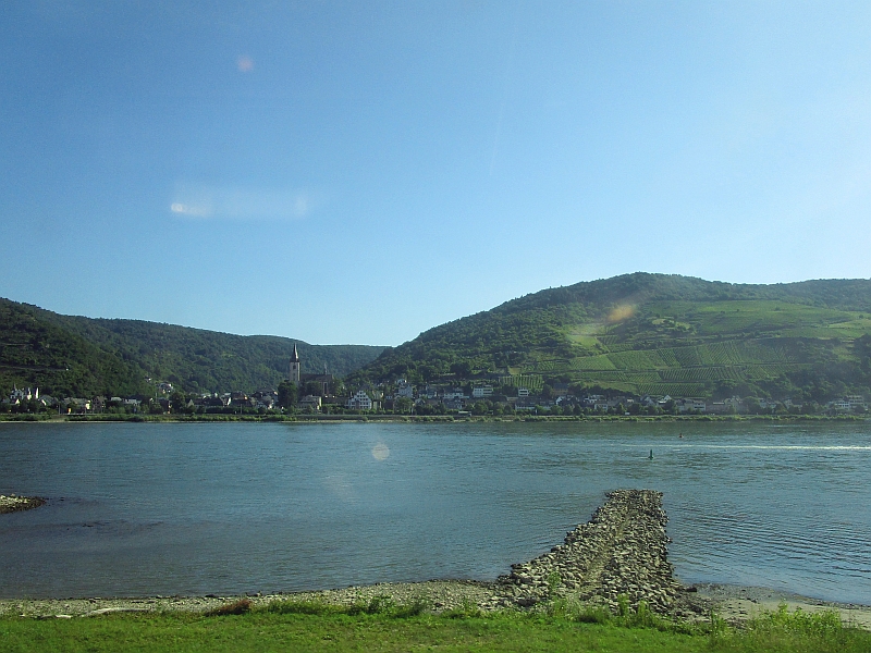 Blick über den Rhein nach Lorch