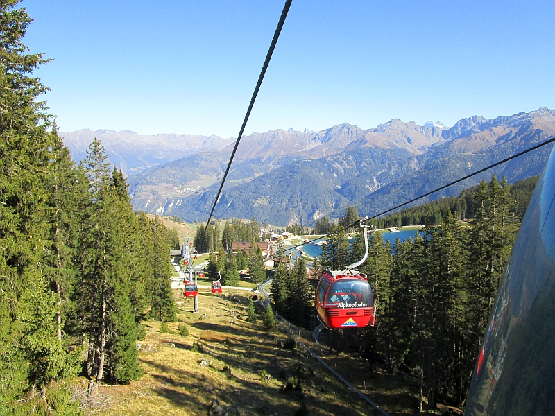 Bergfahrt mit der Alpkopfbahn