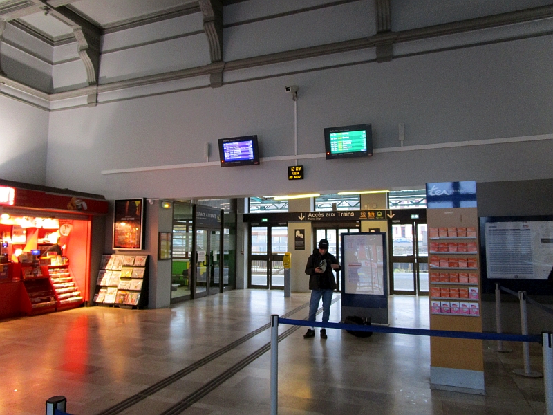Empfangshalle des Bahnhofs Sarreguemines