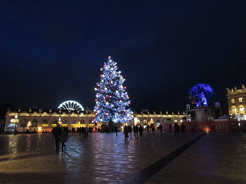 Weihnachtsbaum auf dem Place Stanislas Nancy