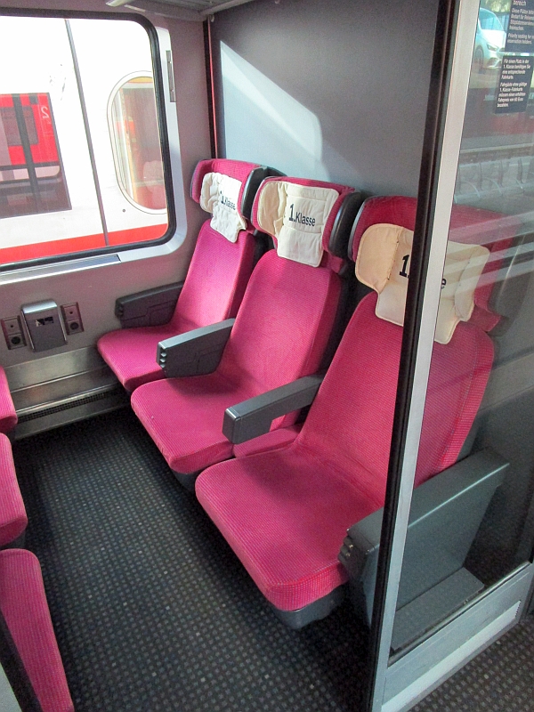 Erste Klasse im München-Nürnberg-Express