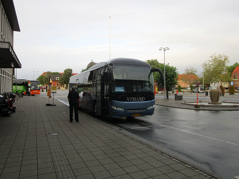 Bus als Schienenersatzverkehr von Nykøbing Falster nach Næstved