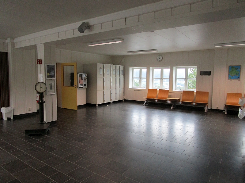 Warteraum im Bahnhof Dombås