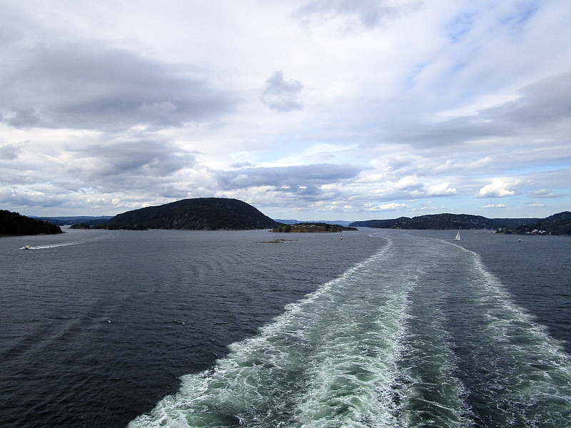 Fahrt auf dem Oslofjord