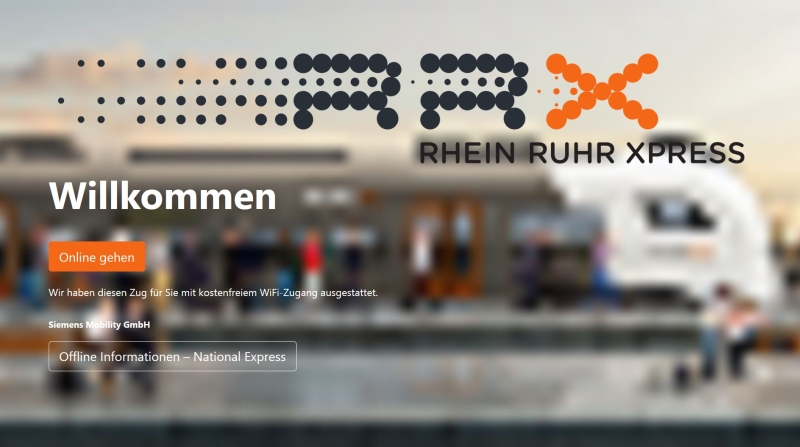 WLAN im Rhein-Ruhr-Express