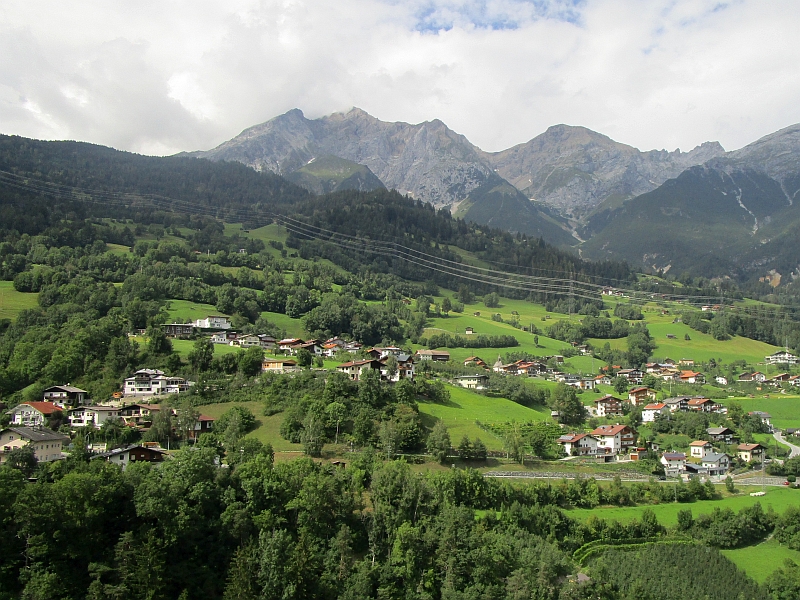 Talfahrt auf der Arlbergstrecke
