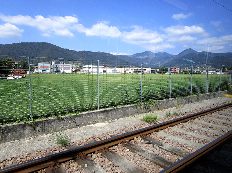 Fahrt mit der TEB von Bergamo nach Albino