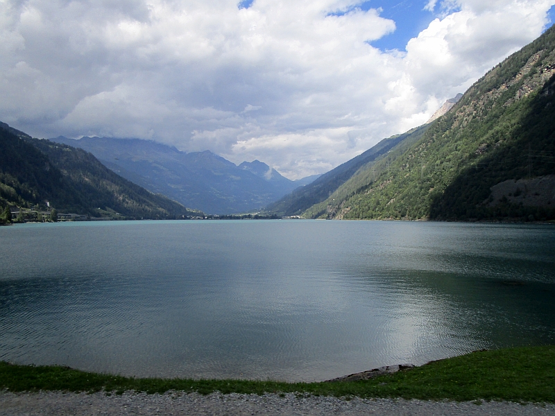 Fahrt am Lago di Poschiavo