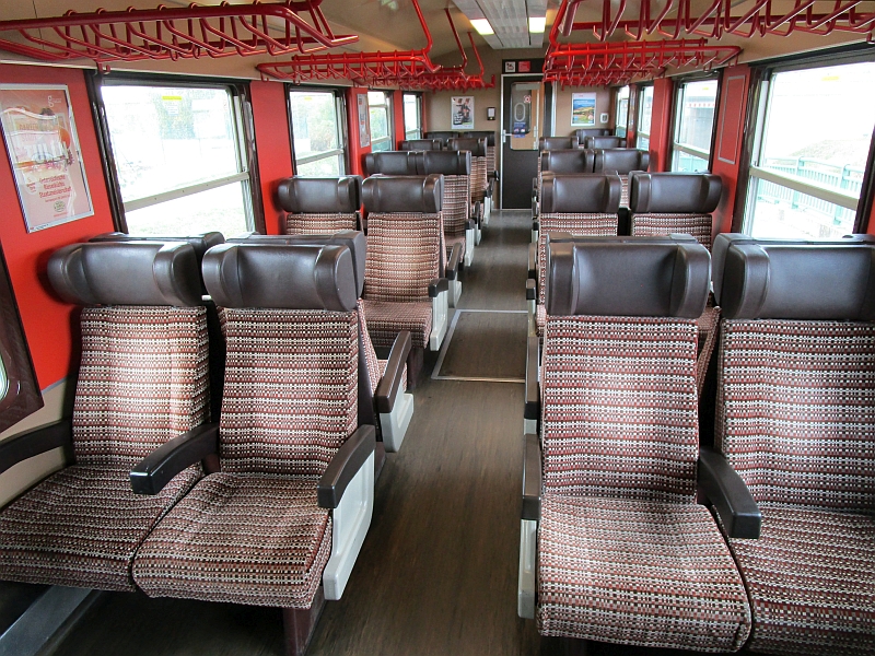 Innenbild Dieseltriebzug der Reihe 5047