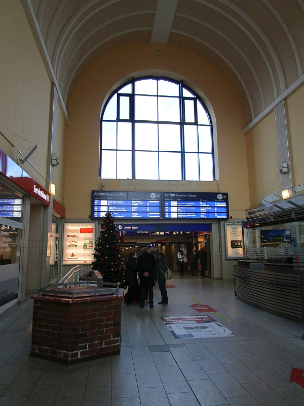 Empfangshalle Hauptbahnhof Gera