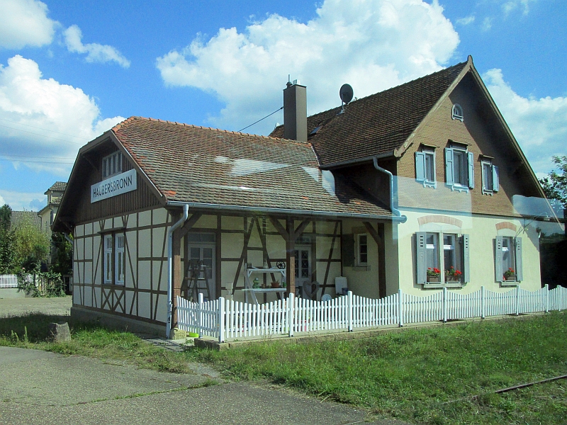 Bahnhofsgebäude von Haubersbronn