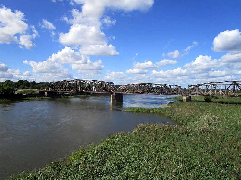 Eisenbahnbrücke über die Oder