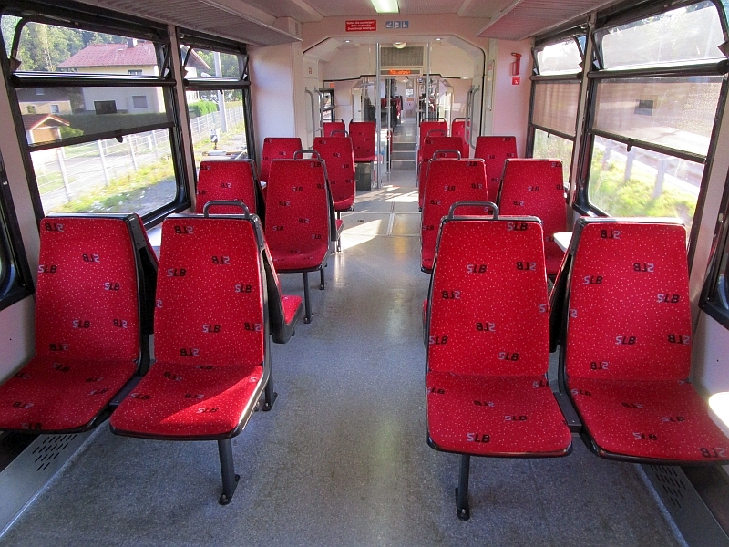Innenbild Zug der Salzburger Lokalbahn