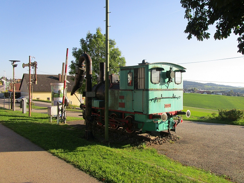 Lokomotive 'Aigen' beim Mühlkreisbahn-Museum in Rohrbach-Berg