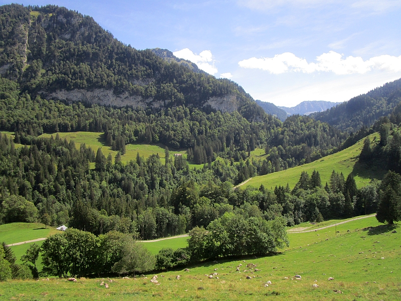 Fahrt zum Alpenpass Col de Jaman