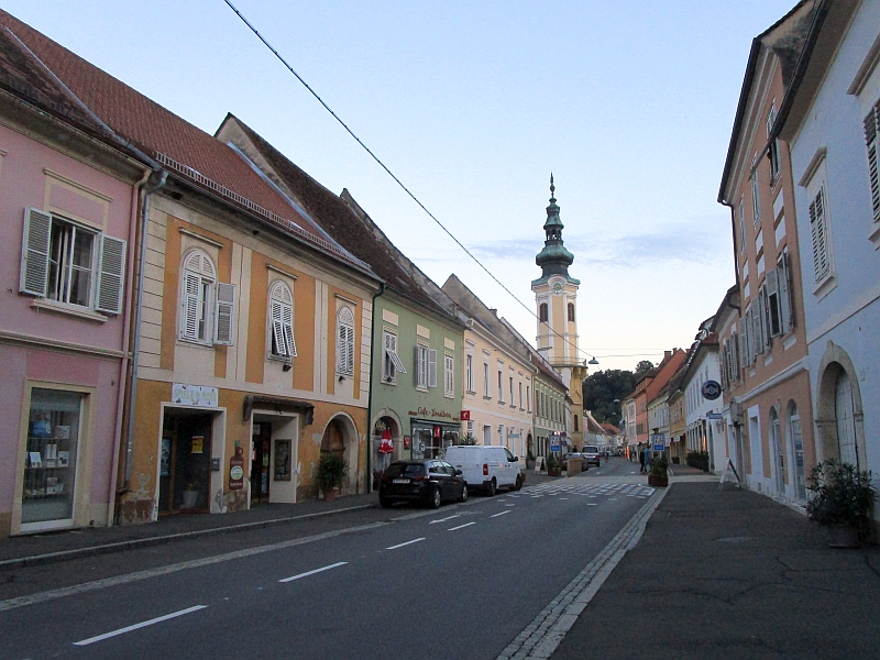 Turm des Rathauses von Bad Radkersburg