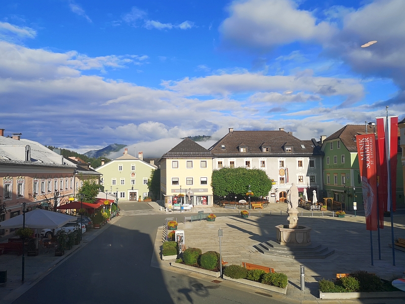 Blick auf den Marktplatz von Tamsweg