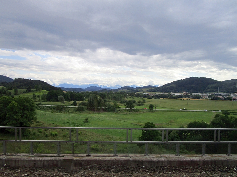 Fahrt auf der Rudolfsbahn