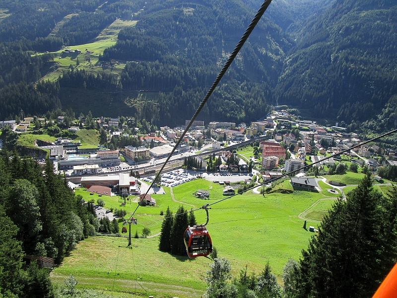 Talfahrt mit der Stubnerkogelbahn