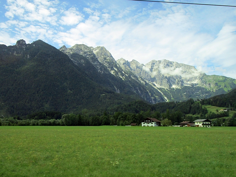 Fahrt durch das Salzachtal