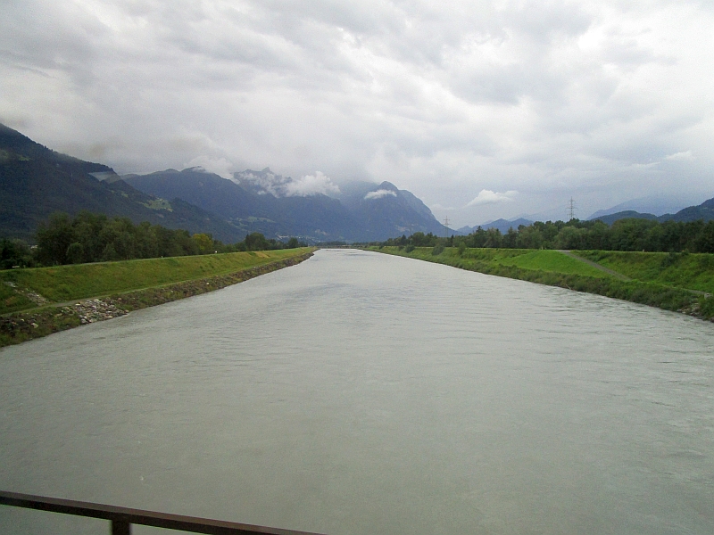 Querung des Alpenrheins bei Buchs