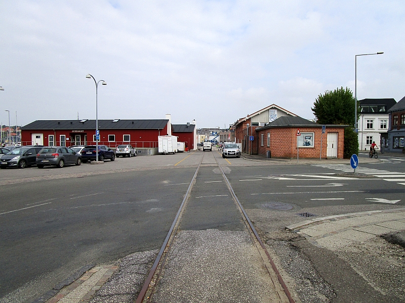 Strecke am Hafen von Lemvig