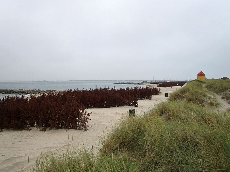 Trafoturm am Strand von Thyborøn