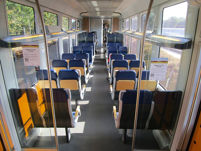 Innenbild Desiro-Triebzug von Midttrafik