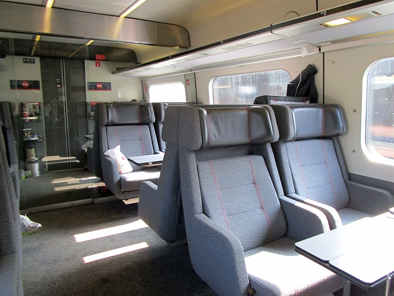 Erste Klasse im IC3-Triebzug der DSB