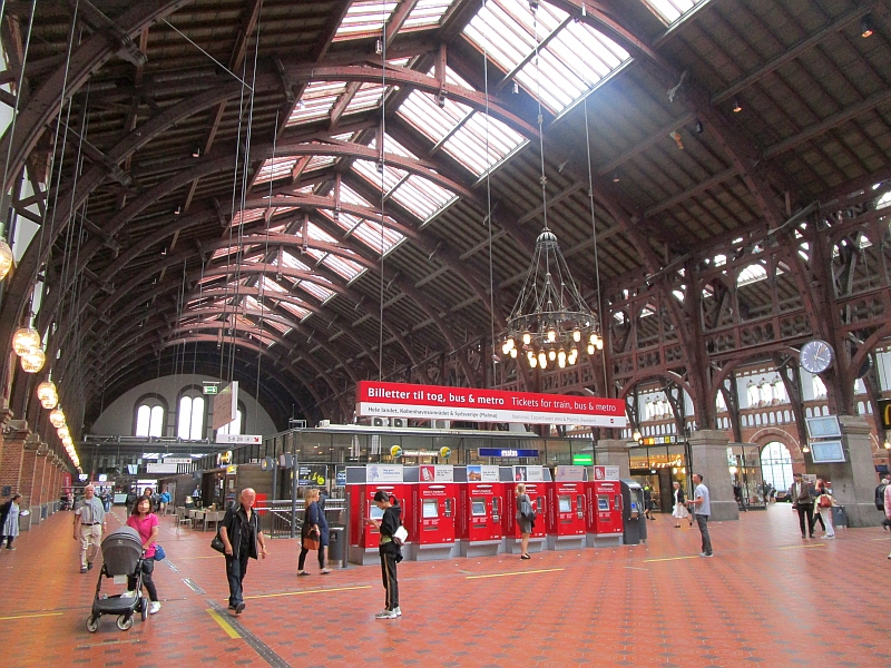 Empfangshalle im Hauptbahnhof Kopenhagen