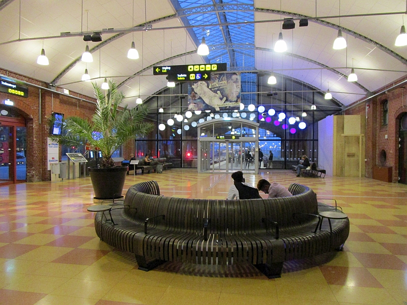 Empfangshalle Bahnhof Trelleborg
