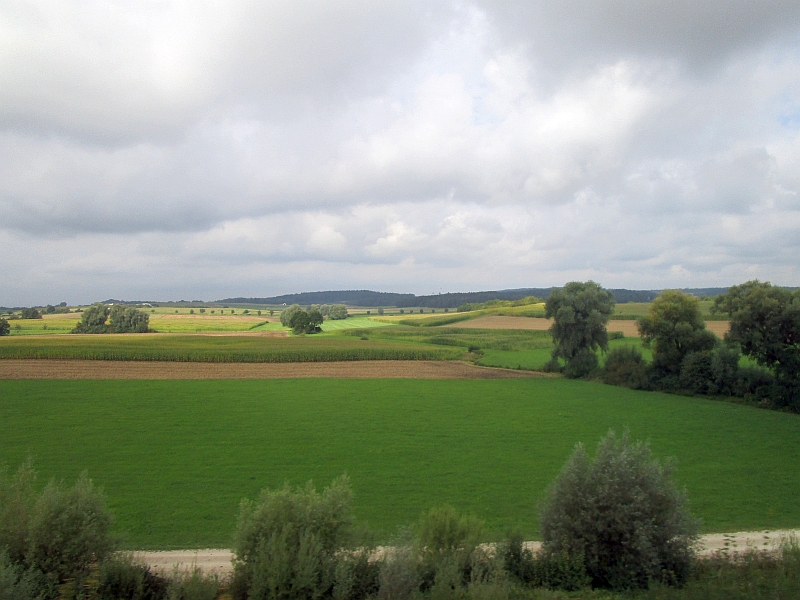 Fahrt durch Mittelfranken