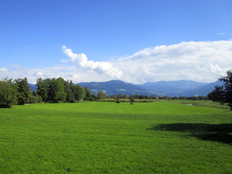 Fahrt durch Vorarlberg