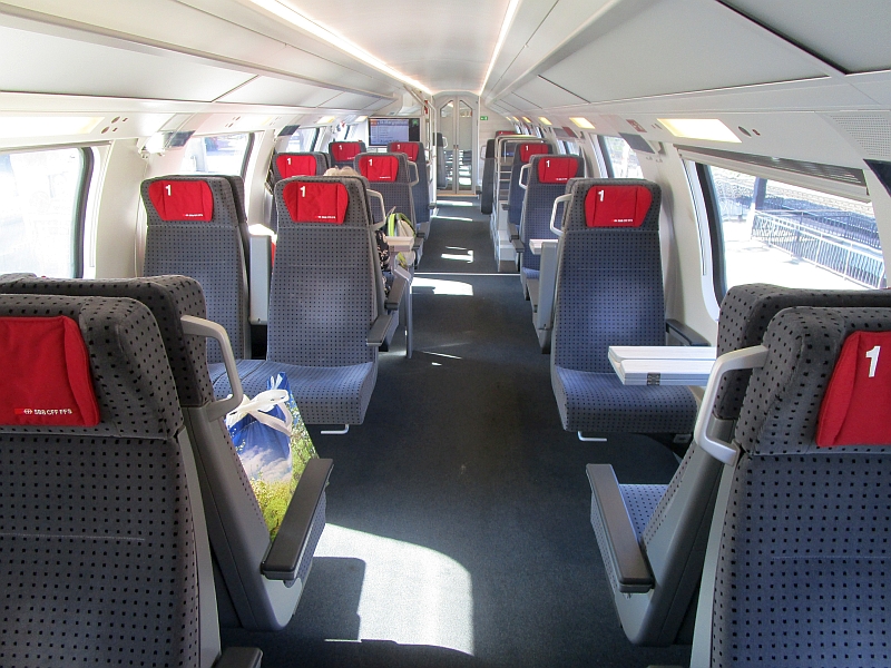 Erste Klasse im FV-Dosto der SBB