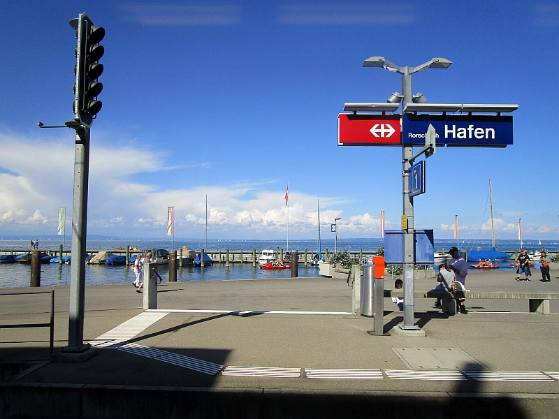 Fahrt am Hafen Rorschach