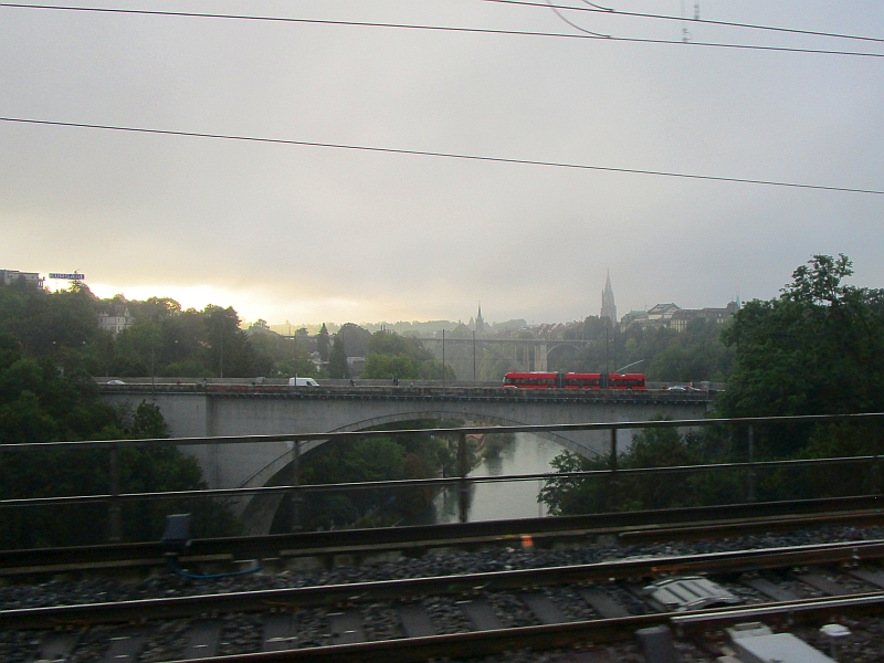 Fahrt über die Aare in Bern