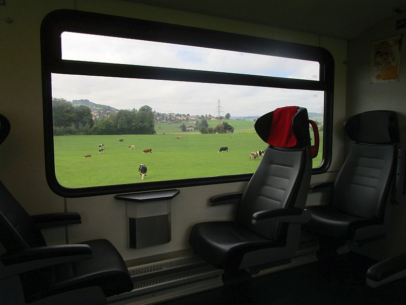 Fahrt mit der tpf nach Palézieux