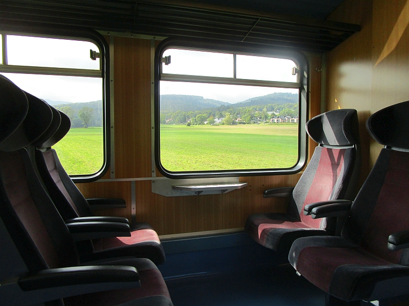 Blick aus dem Zugfenster der NStCM