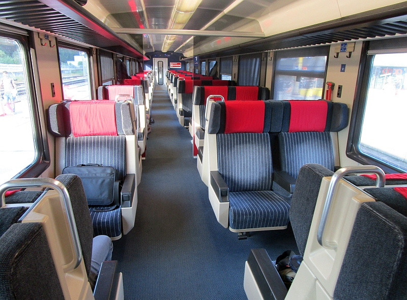 Erste Klasse im Interregio der SBB
