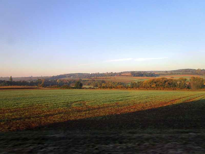 Fahrt auf der Ammertalbahn